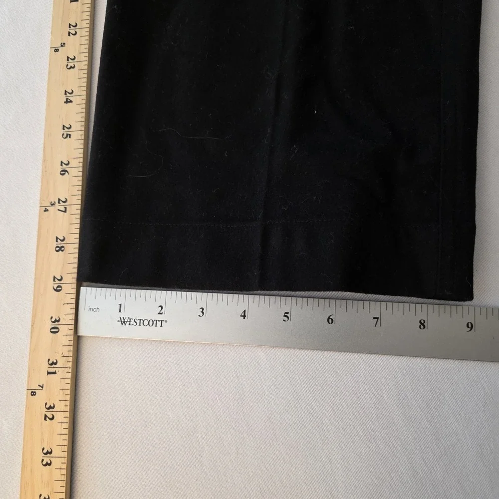 Banana Republic Men Black Wool Blend Dress Pants Trousers Pockets Size 33X29‎
